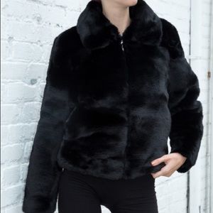 Brandy Melville faux fur jacket